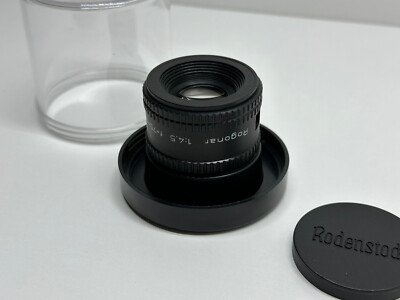 RODENSTOCK Rogonar 1:4.5 f=75mm Objektiv Linse, BITTE LESEN  BLITZBEREIT 