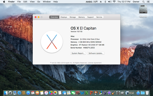 Apple iMac, Intel 2.4GHz, Core 2 Duo, 4GB RAM, 80GB HD, Precio Bajo y Certificado A+ - Imagen 2 de 23