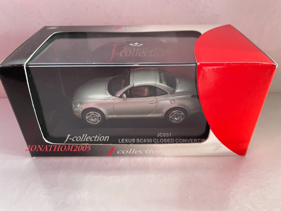 J-COLLECTION JC031 - LEXUS SC430 CHIUSA CONVERTIBILE ARGENTO 1/43° - Immagine 2 di 4