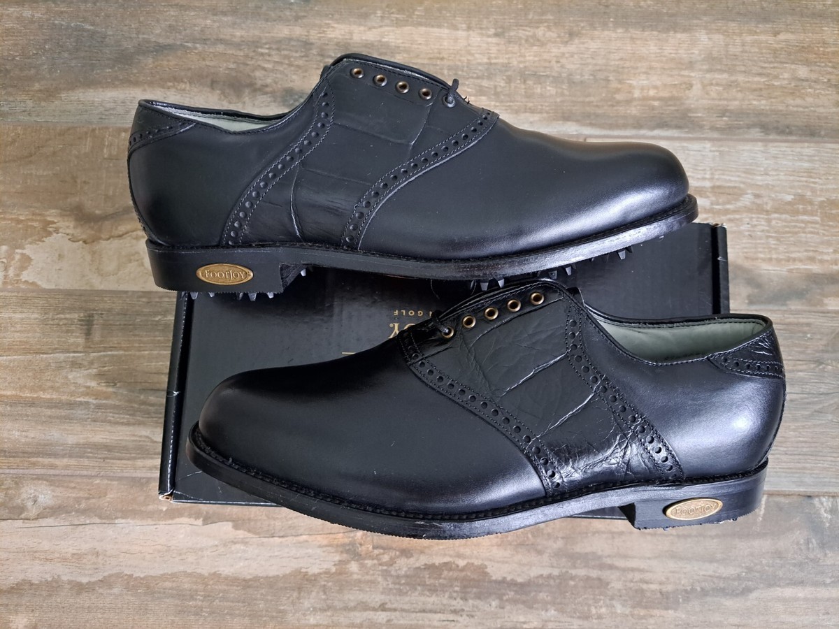 NEW Footjoy Classics Dry Premiere Mens Golf Shoes 50627 BLK/BLK