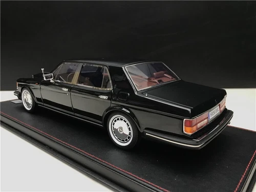 1/18 Resin car model Rolls Royce Silver Spur II Black LWB Limited Edition1985 - Picture 9 of 9