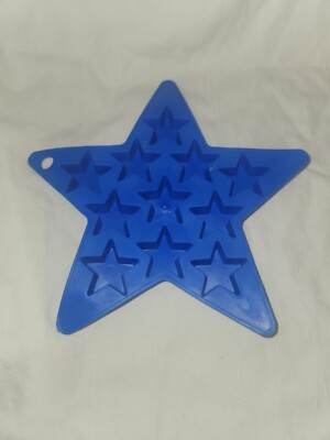 Holiday Time 11 Stars Silicone Mold Chocolate Candy Holiday Patriotic