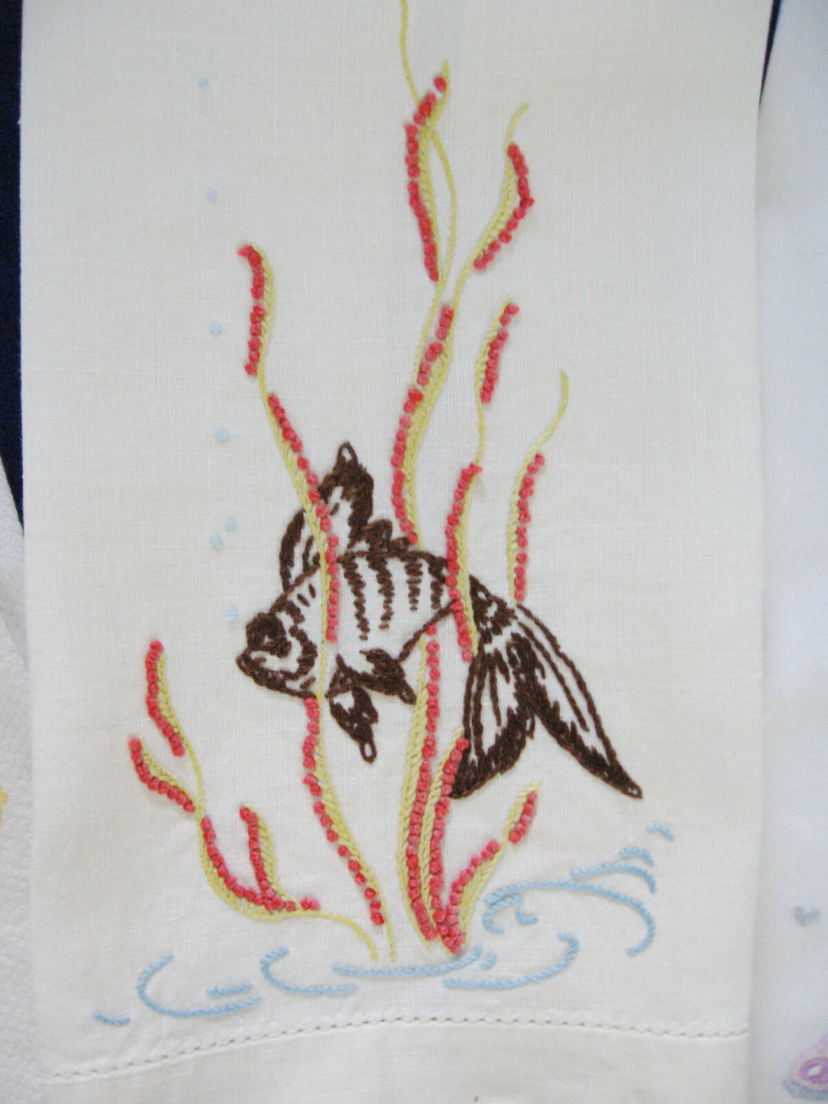 3 Embroidered & Appliqued Guest Fingertip Towels eBay