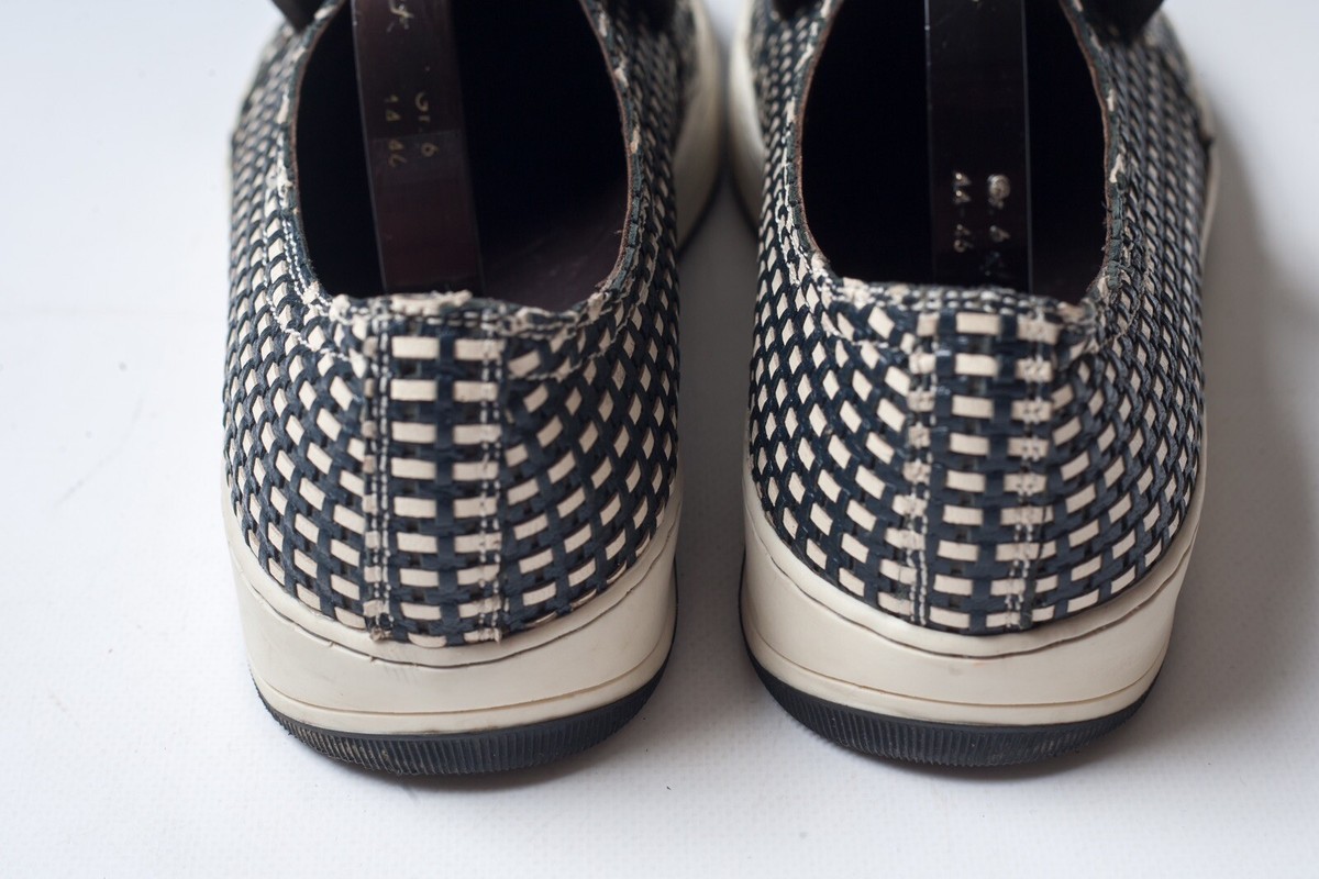 Lanvin Men\'s Slip-On Woven Casual Shoes in White and Black White Bumpr Nylon Sneakers | Lanvin main image 4
