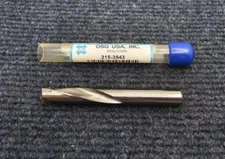 OSG 215-3543 Screw Machine Drill Bit, 9.00 mm Size, 135  Degrees Point Angle
