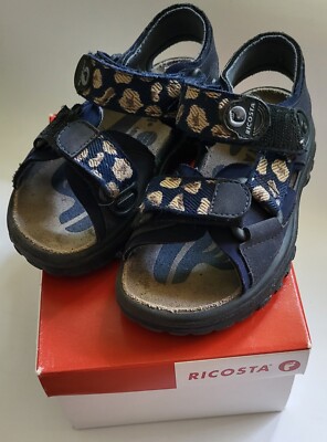 RICOSTA Sandalen Kinzig Gr. 25 M ozean Mamba / Cherok blau Klett