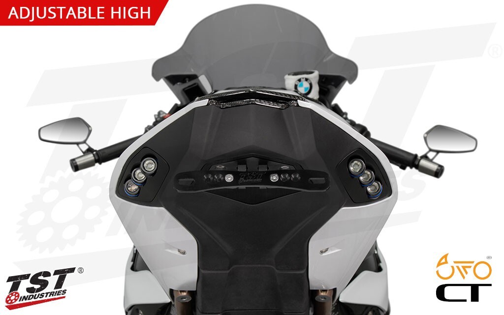 BMW S1000RR 2019-2022 BLACK integrated light & HIGH tail tidy TST