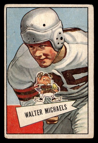 Walt Michaels #62 1952 Bowman Large card