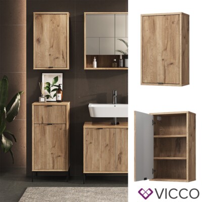 Hängeschrank Eliza Viking Oak 40 x 65 cm mit Tür Vicco