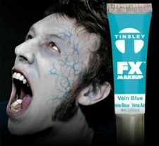 Tinsley Transfers FX Vein Blue Water Based Cream Face Makeup Body Paint