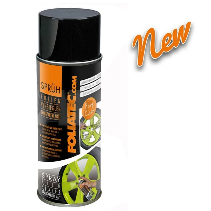 Foliatec 2107 Sprühfolie Versiegelung für Felgen Felgenfolie Klarlack matt
