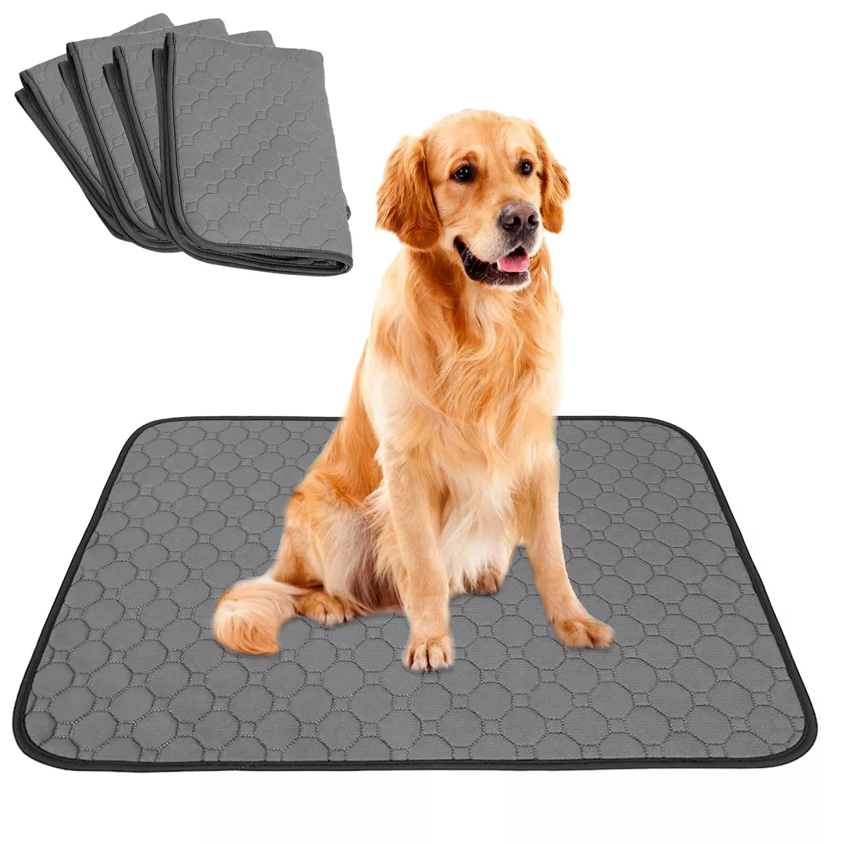 4X Non Slip Washable Dog Potty Training Mat Super Absorbent Puppy