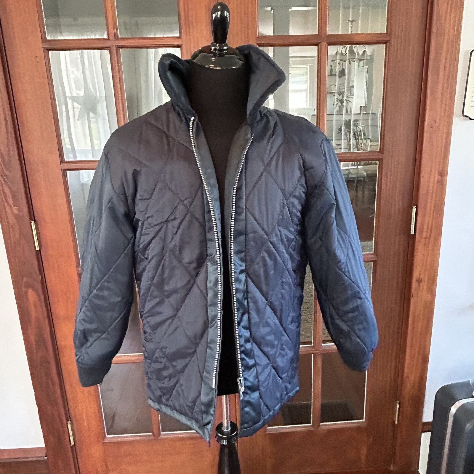 Vintage 1980's CPP Security Service Quilted Bombe… - image 7