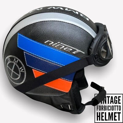 Casco in pelle Bmw Ninet R Nine T Urban GS Roadster OCCHIALI ESCLUSI | eBay