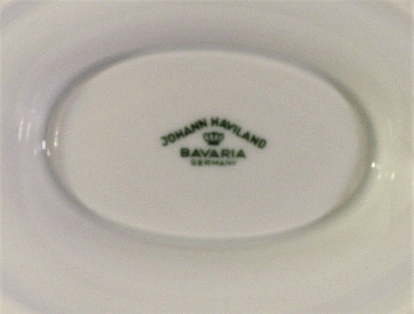 Johann Haviland MCM Sauce Gravy Boat Bowl JOH405 Porcelain Oval White Germany