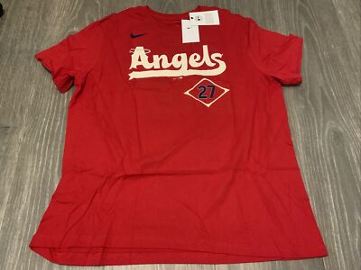 Nike Los Angeles Angels City Connect Trout #27 Shirt Tee Men’s Size: 2XL  NWT