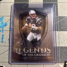 2025 Topps Chrome - Tom Brady #LOG-9 - Legends of the Gridiron Insert - Patriots