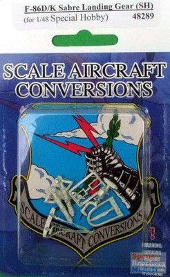 SAC48289 1:48 Scale Aircraft Conversions - F-86D F086K Sabre Landing Gear (SPH