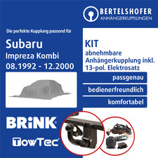 Für SUBARU Impreza Kombi Typ GF 08.1992-12.2000 AHK abn +13pol spez. E-Satz TOP