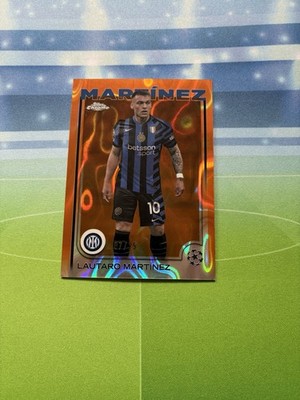 2024-25 Topps Chrome UCC Lautaro Martinez Orange /25 Inter Milan