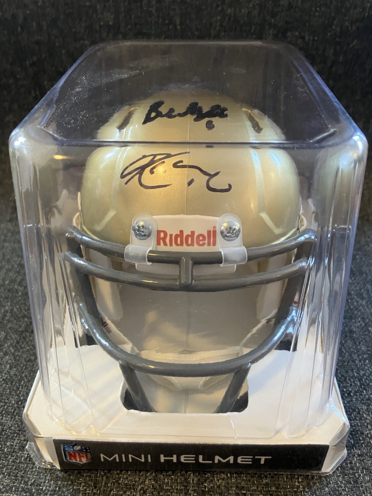 Kyler Murray Autographed Signed Oklahoma Sooners / Baker Mayfield Riddell Mini Helmet (Beckett) 