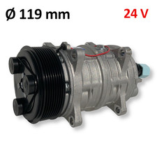 QP-13XD 2191 &Ouml;lfreier Kompressor R404a &Oslash;119mm HO PV8 24V | THERMO KING