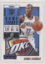 2018-19 Panini Contenders Game Ticket Red Dennis Schroder #53 1j6