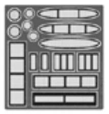 The Model Car Garage MCG-2198 Stock-car Grille & Duct Wks /2000/2001 Ford Taurus