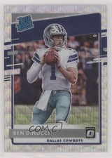 2020 Panini Donruss Optic Rated Rookies Wave Prizm 45/199 Ben DiNucci #200 a8x