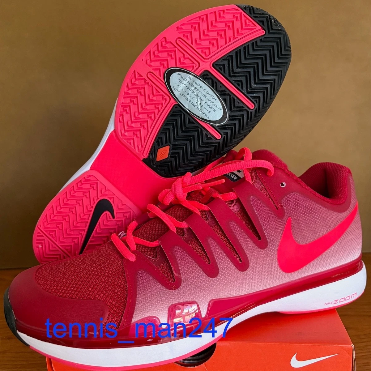 Nike Zoom Vapor 9.5 Tour Gym Red - огромный выбор по лучшим ценам