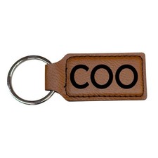 Keychain - Rectangle - COO - Leather