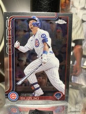 2025 Topps Chrome Seiya Suzuki #210 Chicago Cubs Baseball Card