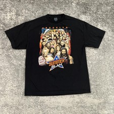 WWE SummerSlam Shirt Mens XL Black Brooklyn 2018 Event Graphic Wrestling Tee