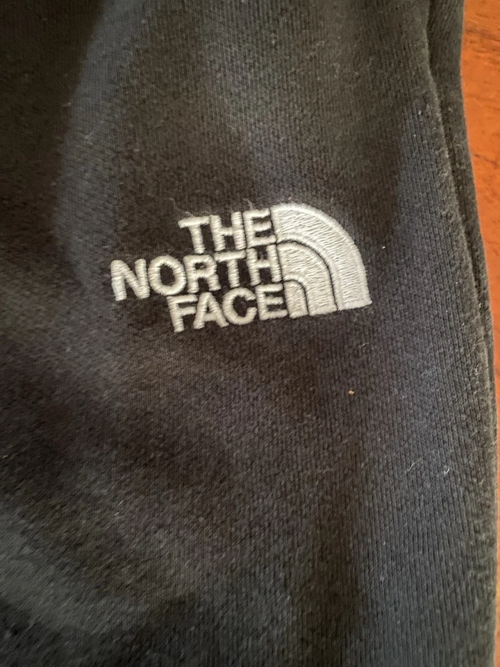 The North Face Mens Sweatpants Size L Black Straight Leg Pockets Drawstring - Image 2 of 4