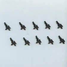 LEGO Star Wars x 10 Black Minifigure, Weapon Gun, Blaster SW Standard