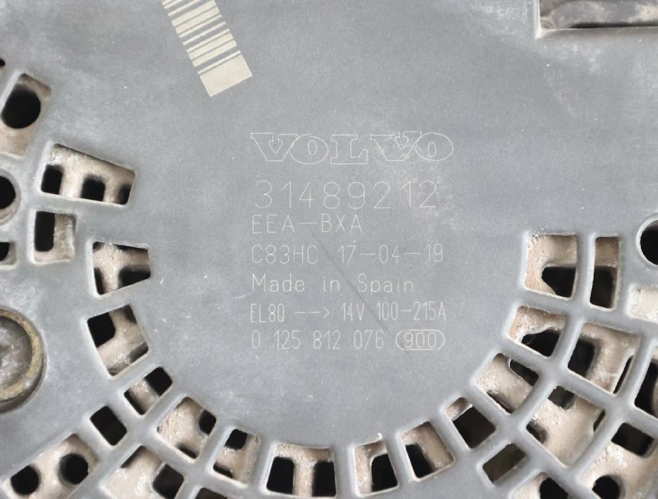 alternador Volvo V70 III 135 2.0 180 kW 245 HP gasoline 90991 - Image 4 of 4