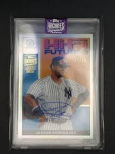 2025 Topps Archives Hi-Fi Futures Auto /10 #HIFI-11 Jasson Dominguez Yankees