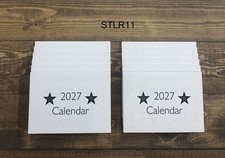 2027 Tear Off Mini Calendars - 2 1/4" x 3" LOT of 12  Craft Calendar Pads