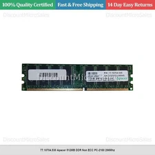 77.10704.530 Apacer 512MB DDR Non ECC PC-2100 266Mhz