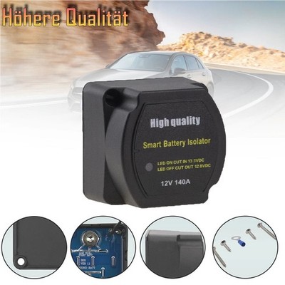 BSR vollautomatisches Batterie Trennrelais VSR 12V 140A Laderelais KFZ Camper DE