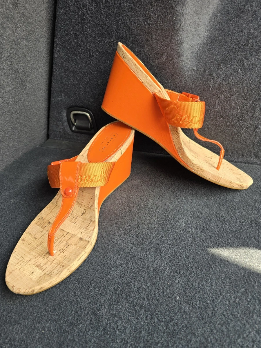 Coach Thong High (3-3.9 in) Heel Height Sandals for Women for sale