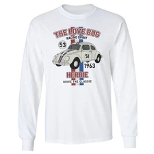 Herbie Classic Car - The Love Bug tribute Racing Long Sleeve Tshirt