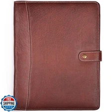 Leather Village Leather Portfolio Organizer - Professional Busine