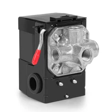 Air Compressor Pressure Switch FB10-4H, 4 Port 1/4" NPT, 95-120 PSI Pressure Con