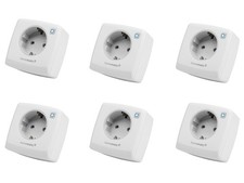 HOMEMATIC IP 157337A0, Schalt-Messsteckdose, 6 Stück