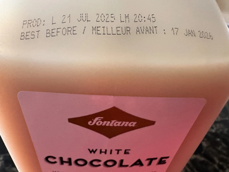 2 X Molho Mocha de Chocolate Branco Fontana da Starbucks com BOMBAS -MELHOR POR 17/01/2026 - Imagem 4 de 4