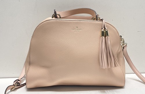 Kate Spade Damen Rosa Kieselleder Umhängetasche Top Henkel Tasche Medium