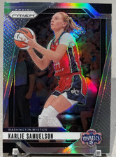 2024 Panini Prizm WNBA Karlie Samuelson Silver Prizm #82 Washington Mystics