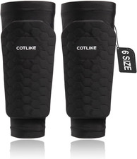 Soccer Shin Guards for Kids and Adults, Sleeves for Ages 2-18, Calf Compression
