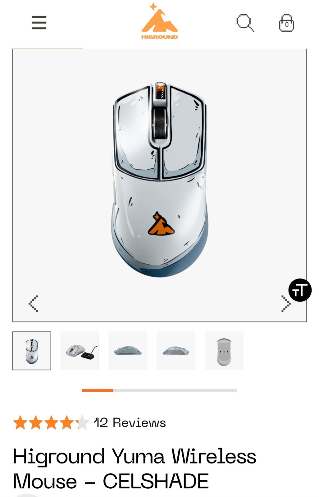 Higround Yuma (CELSHADE) Wireless Gaming Mouse